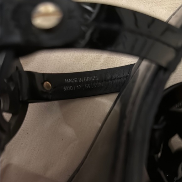 Tory Burch Women's Patent Leather Black Miller Sandals - Picture 2 of 10